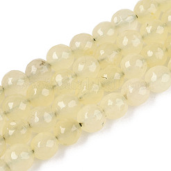 Tinti bianco naturale perle di giada fili&nbsp;X-G-T139-8mm-60-13
