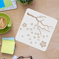 Modelli di stencil per pittura da disegno riutilizzabili in plastica&nbsp;DIY-WH0172-307