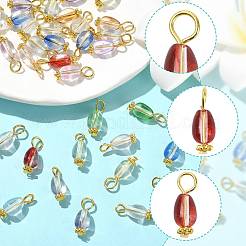 20 Stück Glas-Tropfenanhänger in 4 Stilen&nbsp;PALLOY-FS00072
