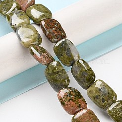 Chapelets de perles en unakite naturelle&nbsp;G-K357-D10-01