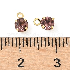 Messing Glas Anhänger / charms&nbsp;KK-C097-08G-03