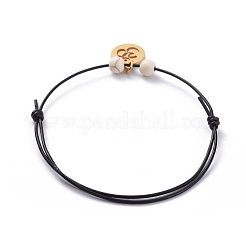 Conjuntos de pulseras de cordón de cuero de vaca ajustables unisex&nbsp;BJEW-JB04972-02