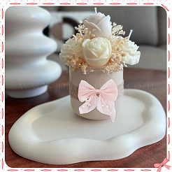 28 Stück 7 Farben Polyester und Harz Perle Bowknot Ornament Zubehör&nbsp;DIY-SP0004-77