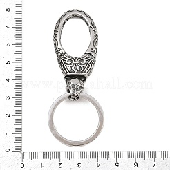 Porte-clés en acier inoxydable chirurgical 316&nbsp;STAS-Z165-05AS-01