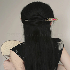 2 bâtonnet à cheveux vintage en alliage&nbsp;OHAR-LP0004-01B