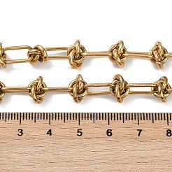 304 Edelstahl-Kettenkette mit Gliedern für Männer und Frauen&nbsp;NJEW-P269-02G