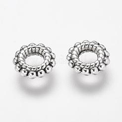 Perles en alliage de style tibétain&nbsp;TIBEB-A12-3597-AS-LF