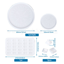 Runensteine Wahrsagematte Silikonformen&nbsp;DIY-TA0008-78
