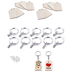 Kits para hacer llaveros de madera&nbsp;DIY-FP0001-38