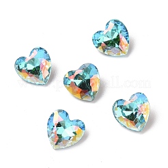 Leichte Strass-Cabochons aus Glas im AB-Stil&nbsp;RGLA-J015-B-LA