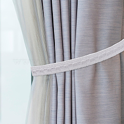 Flechtbänder aus Polyester zur Vorhangdekoration&nbsp;SRIB-WH0011-208A