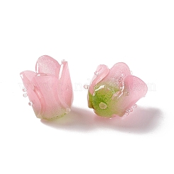 Tulpe undurchsichtige Acrylperlen&nbsp;SACR-G022-01A