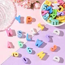 46pcs perles acryliques opaques de placage uv&nbsp;SACR-YW0001-98