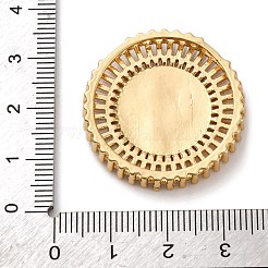 Ottone micro spianare pendenti zirconi&nbsp;KK-U076-12G-A