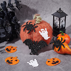 Pegatinas de tela no tejida decoraciones de halloween&nbsp;AJEW-GF0005-07