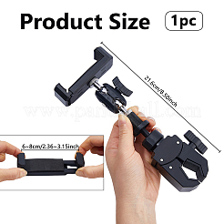 Flexibler Handyhalter aus Kunststoff mit Gelenkarm&nbsp;AJEW-WH0556-67