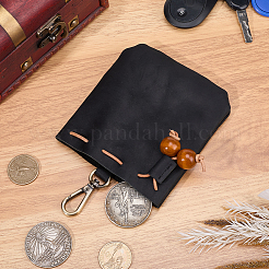Mini-Schlüsseletui aus Leder&nbsp;AJEW-WH20007-13B