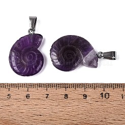 Natürlichen Amethyst Edelsteinanhänger&nbsp;G-Q601-45E