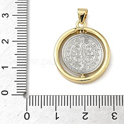 Pendentifs en laiton religion&nbsp;KK-L257-06GP-01