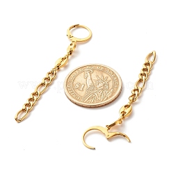 Orecchini pendenti con catena in acciaio inossidabile 304&nbsp;EJEW-JE04731