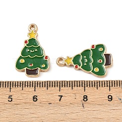 Noël pendentifs émail en alliage&nbsp;ENAM-I081-01KCG-02
