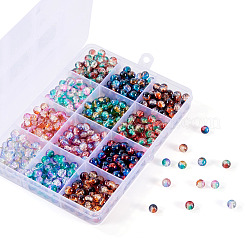 12 Farben Crackle Glasperlen&nbsp;CCG-TA0002-05B