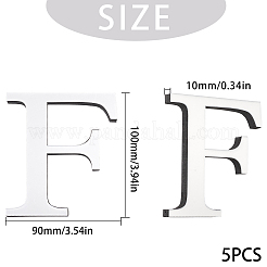 Calcomanía de pegatinas de pared de espejo acrílico&nbsp;DIY-CN0001-13A-F
