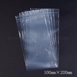 Wiederverschließbare Kunststoffverpackungsbeutel&nbsp;OPP-G001-F-10x20cm
