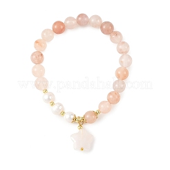 Stretch-Armbänder aus natürlichem&nbsp;BJEW-JB14193