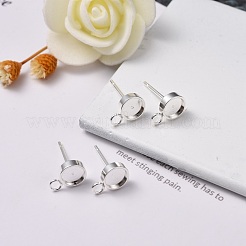 201 accesorios para pendientes de acero inoxidable&nbsp;STAS-H410-08S-C
