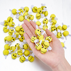 60 Stück Bienen-Pomponball aus Polyesterwolle&nbsp;DIY-CY0003-29