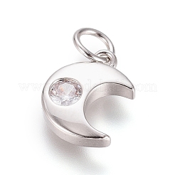 Colgante micropavé cubic zirconia de latón&nbsp;ZIRC-G166-11