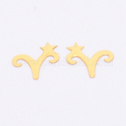 Messing Cabochons&nbsp;KK-WH0034-54G-07