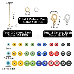 DIY-Kits zur Herstellung von Anhängern mit bösem Blick&nbsp;DIY-NB0004-69
