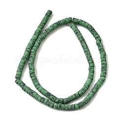Teints perles synthétiques turquoise brins&nbsp;G-Z089-A04-J