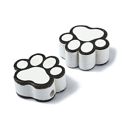 Cuentas de madera con tema de mascota&nbsp;WOOD-D027-04A