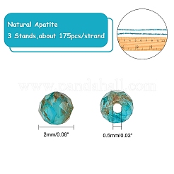 Perline apatite naturale fili&nbsp;G-AR0001-84