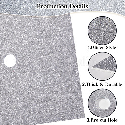 Quadratische Eva Glitzer Graduierungskappe Topper Aufkleber&nbsp;DIY-WH20053-05D