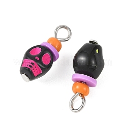 Pendentifs opaques en acrylique et pâte polymère faits main&nbsp;PALLOY-JF05968-02