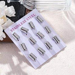 Boucles d'oreilles à tige en acier inoxydable 304&nbsp;EJEW-C099-21P