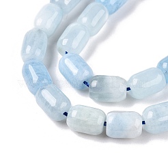 Natürliche Aquamarin Perlen Stränge&nbsp;G-G980-35