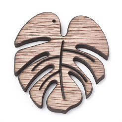 Ungefärbte Platan-Holz-Anhänger&nbsp;WOOD-S040-80
