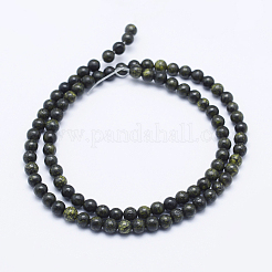 Natürliche Serpentin / grüne Spitze Stein Perlen Stränge&nbsp;X-G-P345-01-10mm