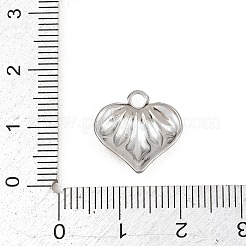 Pendenti in acciaio inossidabile 304 testurizzati&nbsp;STAS-L313-01C-P