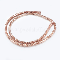 Non magnetici perle ematite sintetico fili&nbsp;G-P338-26B-2x3mm
