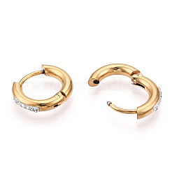 Boucles d'oreilles créoles en acier inoxydable 201&nbsp;STAS-S079-162A-G