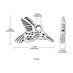 Tibetischer stil Aluminium Anhänger & Charms&nbsp;TIBEP-YW0001-36