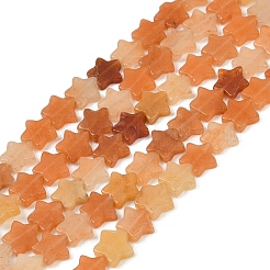 Chapelets de perles en jade topaze naturelle&nbsp;G-NH0051-01A