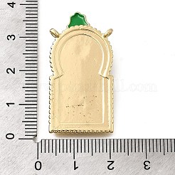 Colgante micropavé cubic zirconia de latón&nbsp;KK-Z125-29G