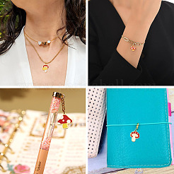 8 pendentif en acier inoxydable émaillé 304&nbsp;STAS-TA0003-37